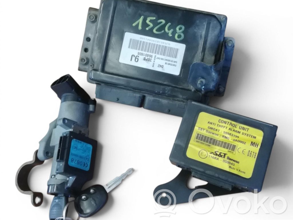 Chevrolet Matiz Engine ECU kit and lock set 