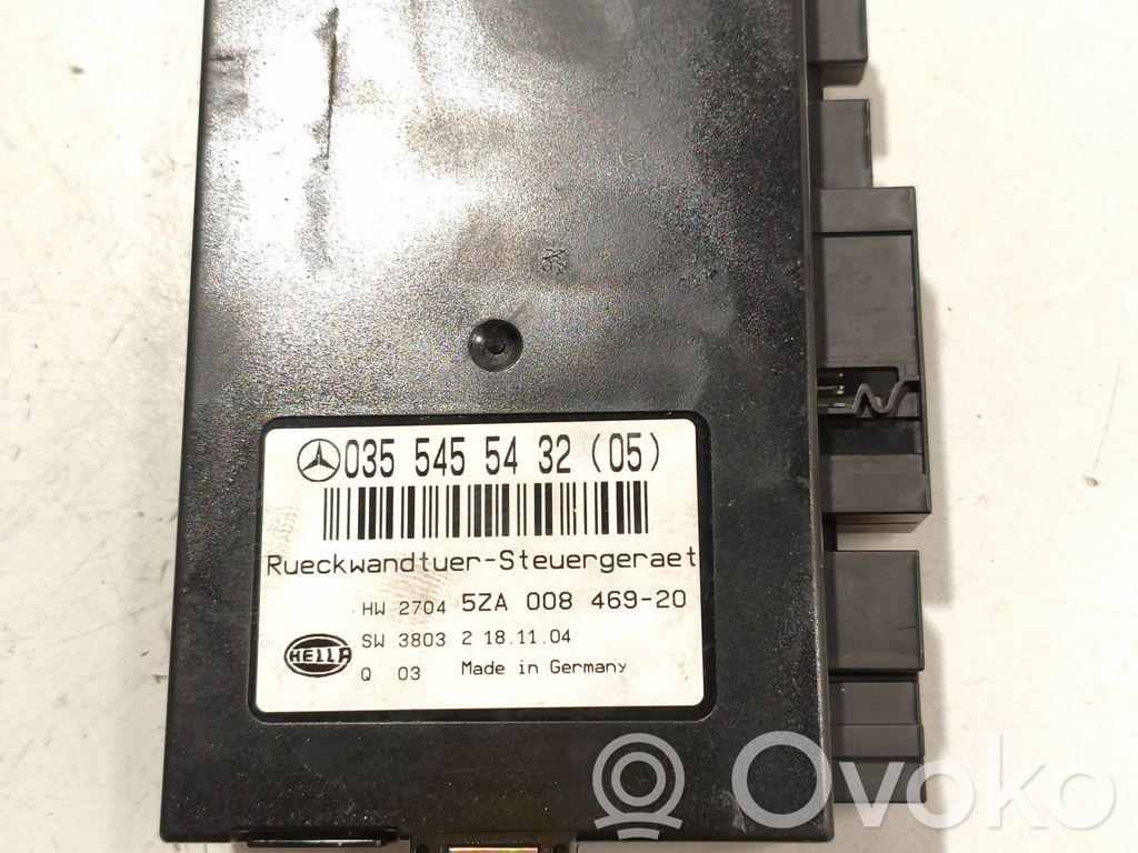 Mercedes-Benz E W211 Tailgate/trunk control unit/module 
