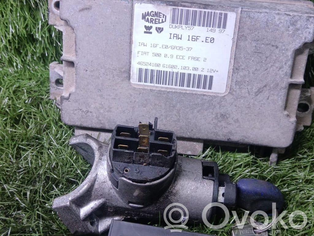 Fiat 500 Cinquecento Engine ECU kit and lock set 