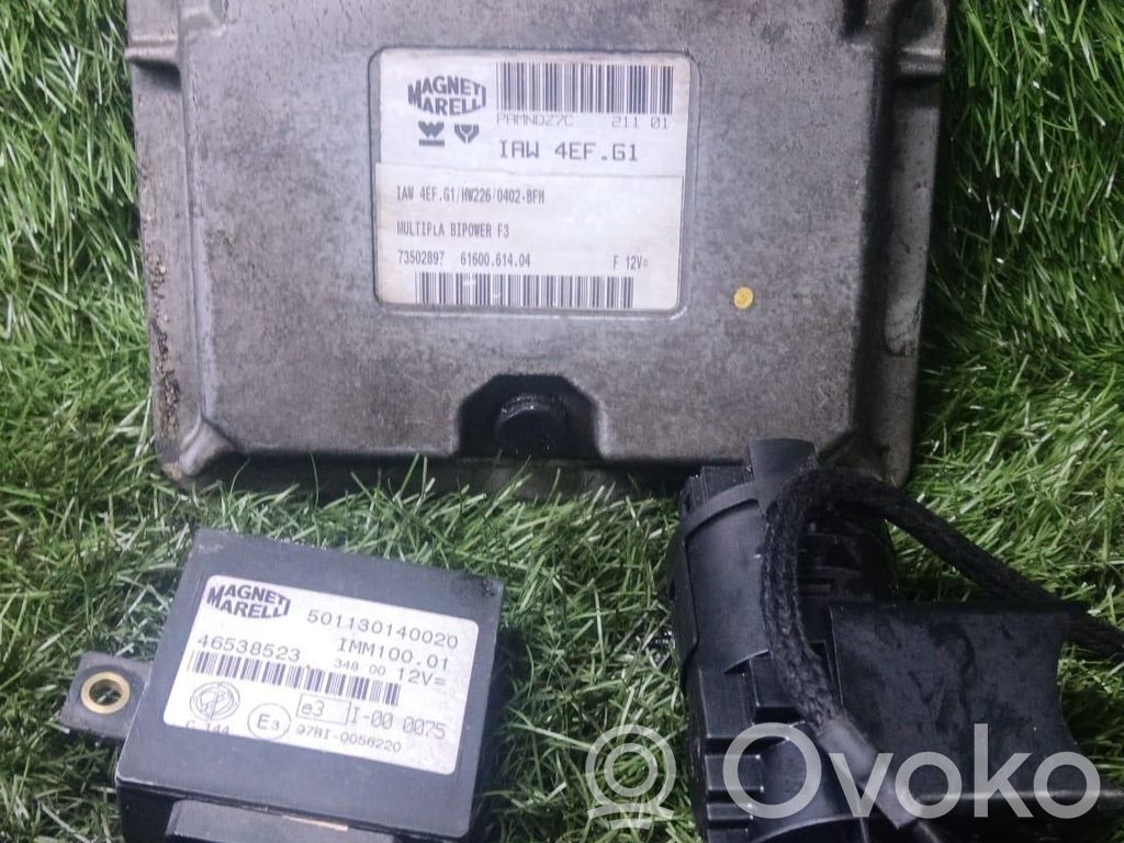 Fiat Multipla Engine ECU kit and lock set 