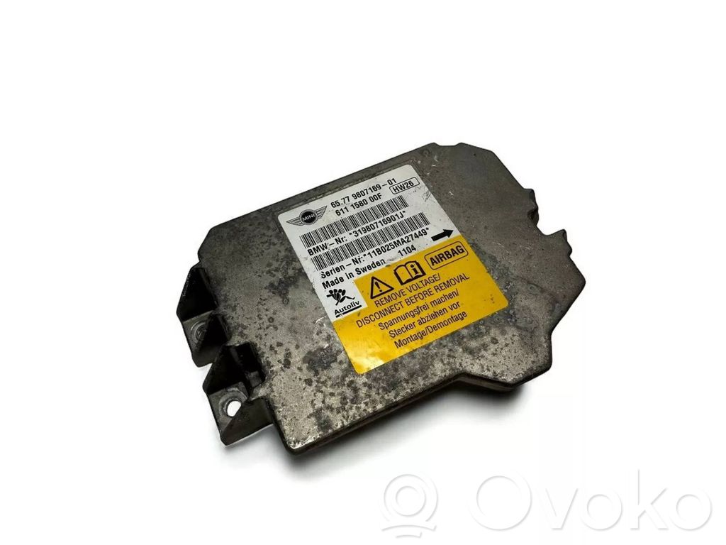 Sterownik / Moduł Airbag   65779807169,611158000F