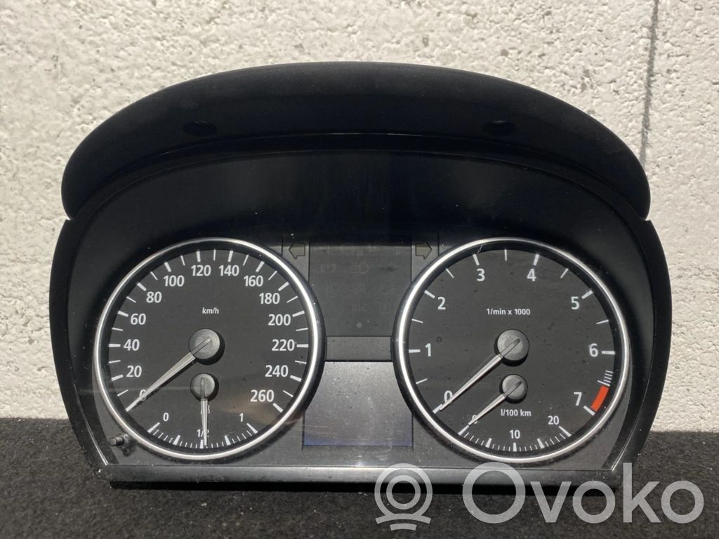 BMW 3 E90 E91 Velocímetro (tablero de instrumentos) 