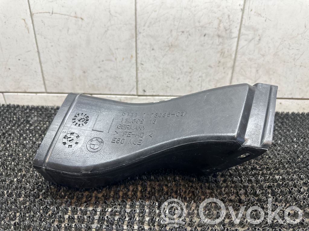 BMW 5 E60 E61 Intercooler air channel guide 