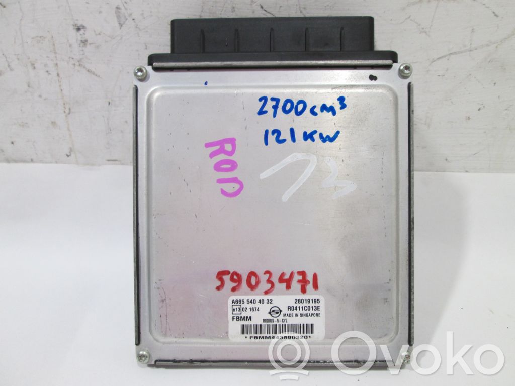 SsangYong Rodius Engine control unit/module 