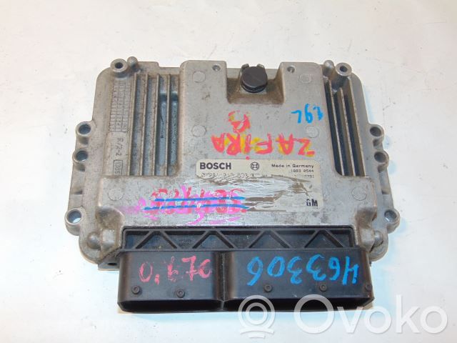 Opel Zafira B Engine control unit/module 