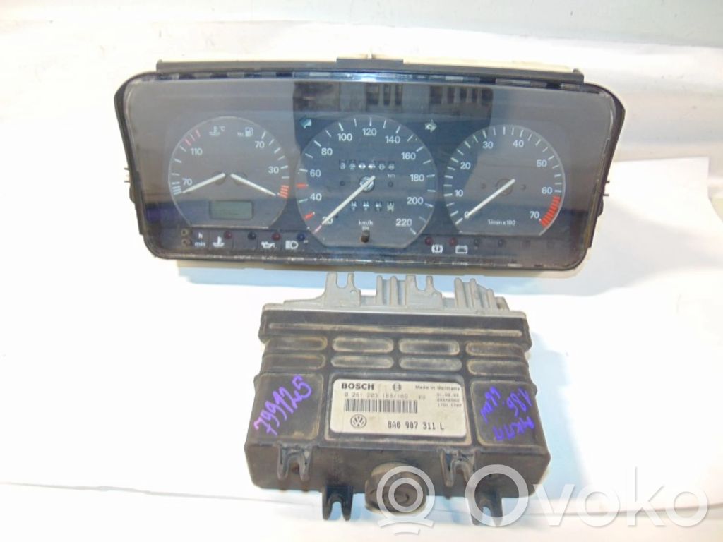 Engine ECU kit and lock set   8A0907311L,8A0997311LX,0261203188,357919042CA,3A0919033