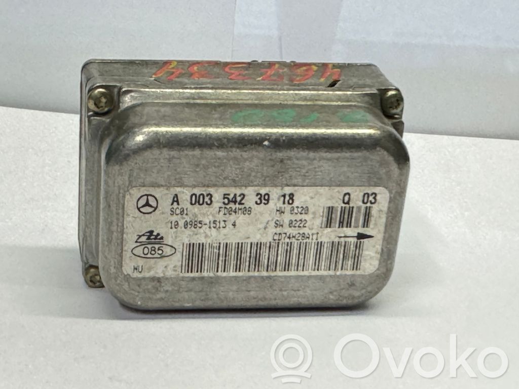 Mercedes-Benz C W203 Sensor ESP de aceleración de frecuencia del intermitente 