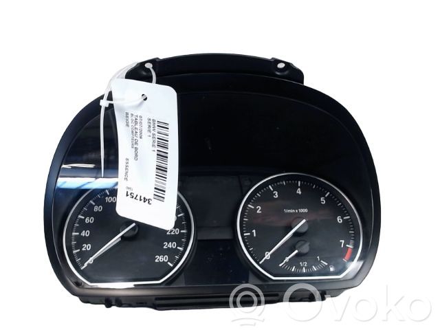 BMW 1 E82 E88 Speedometer (instrument cluster) 