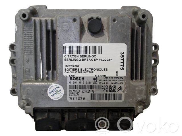 Engine control unit/module ECU   1940CC,1940CC,EDC16C34PSA