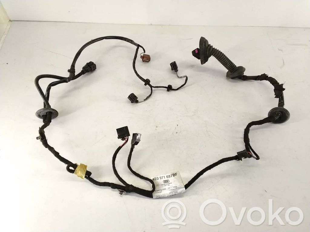 Audi A8 S8 D3 4E Cableado de puerta trasera 
