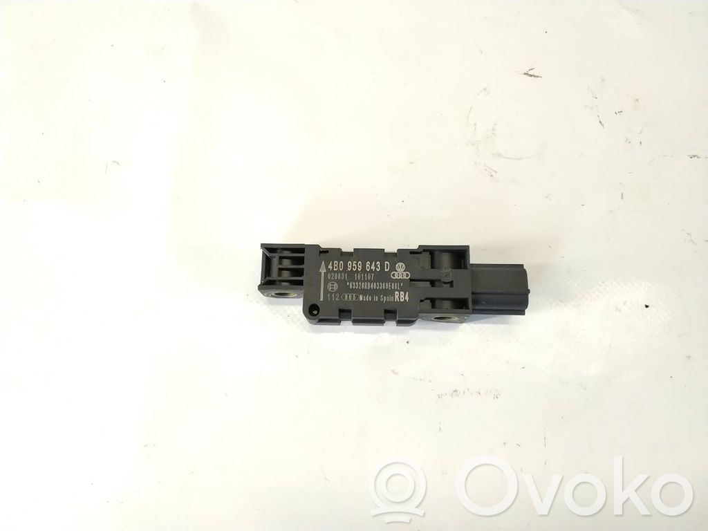 Airbag deployment crash/impact sensor   4B0959643D,020831,101107