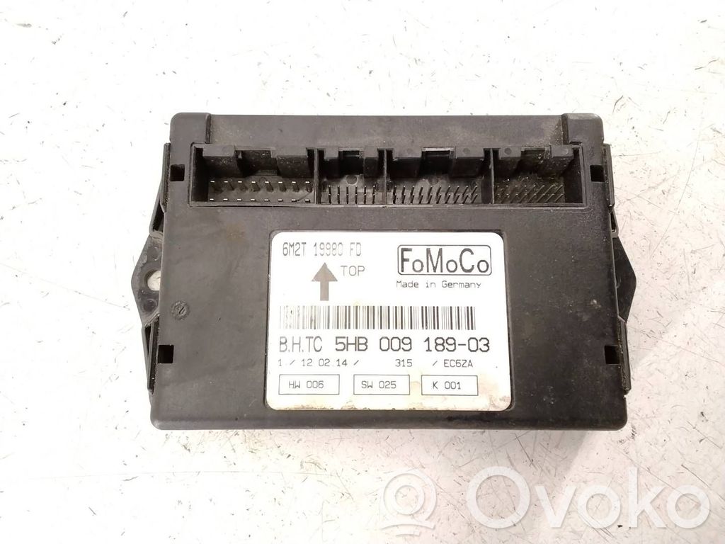 Other control units/modules   6M2T19980FD,5HB00918903