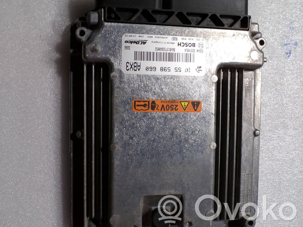 Engine control unit/module   55598660,55574814,0281030896