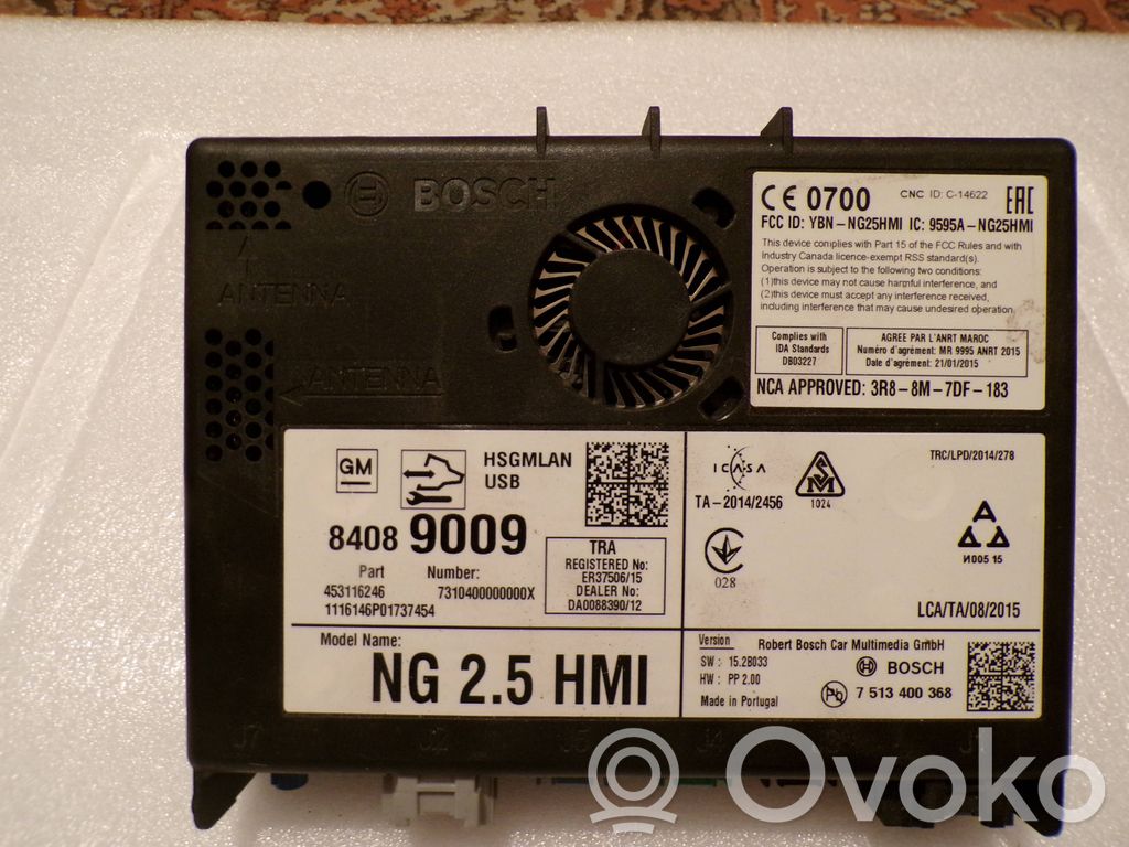 Unité / module navigation GPS   84089009,7513400368