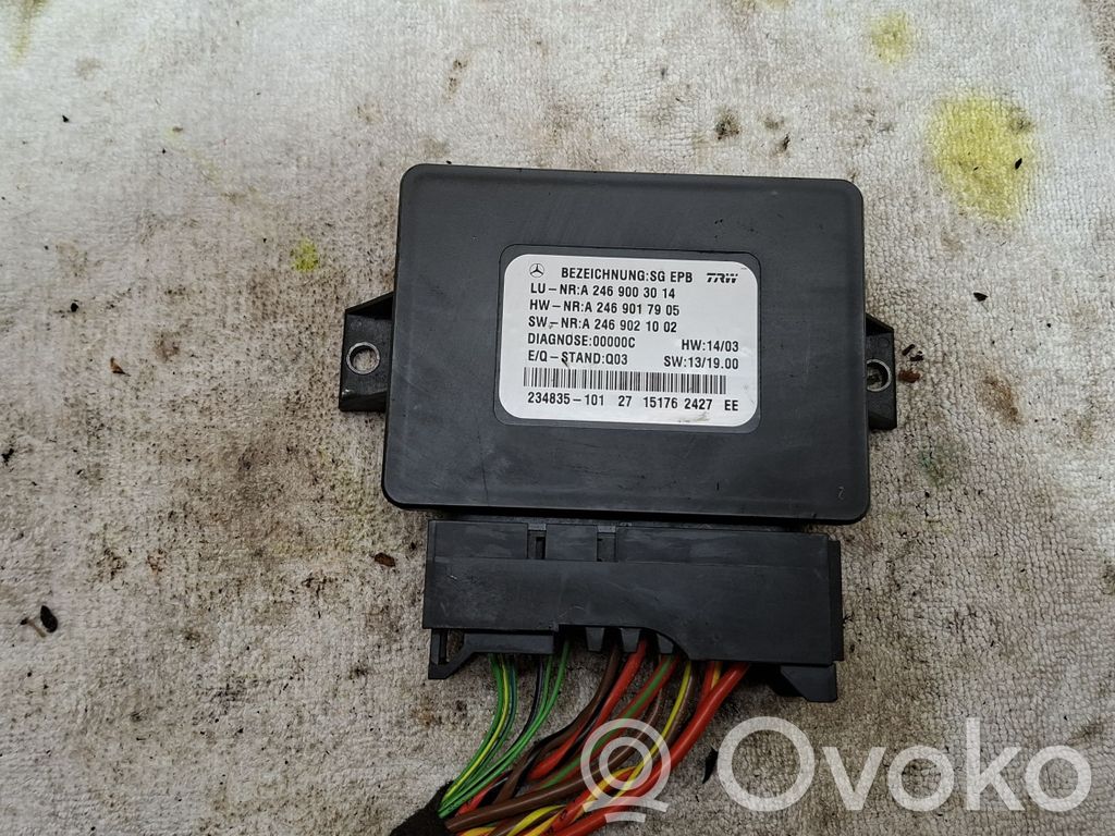 Mercedes-Benz B W246 W242 Moduł / Sterownik hamulca ręcznego 