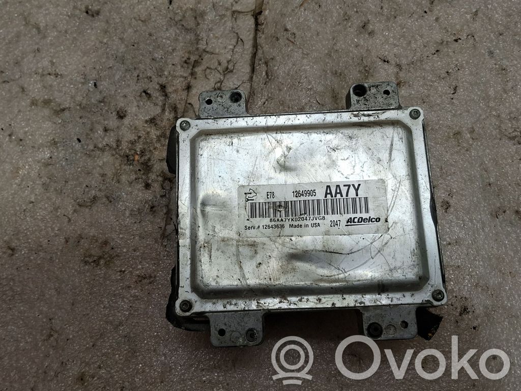 Opel Astra J Engine control unit/module 