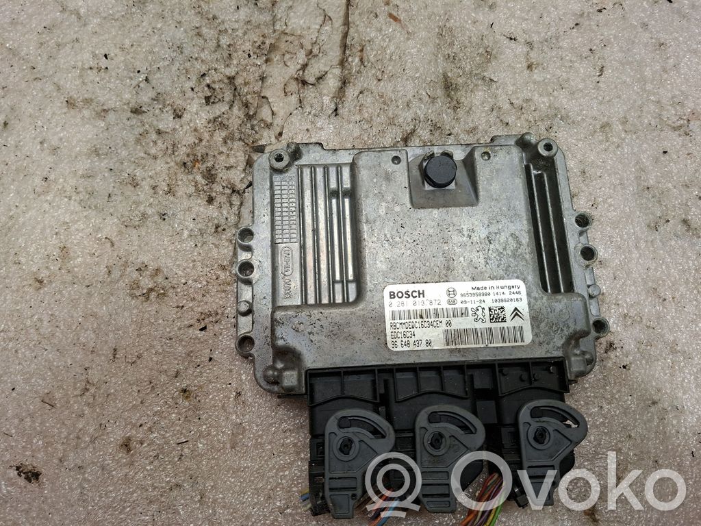 Engine control unit/module   9653958980,0281013872,9664843780