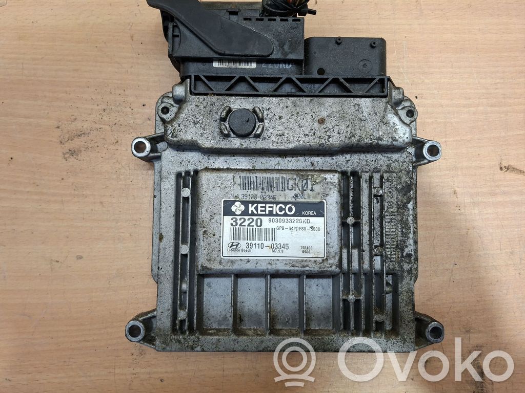 Engine control unit/module   3911003345,3910403345,9030933220KD