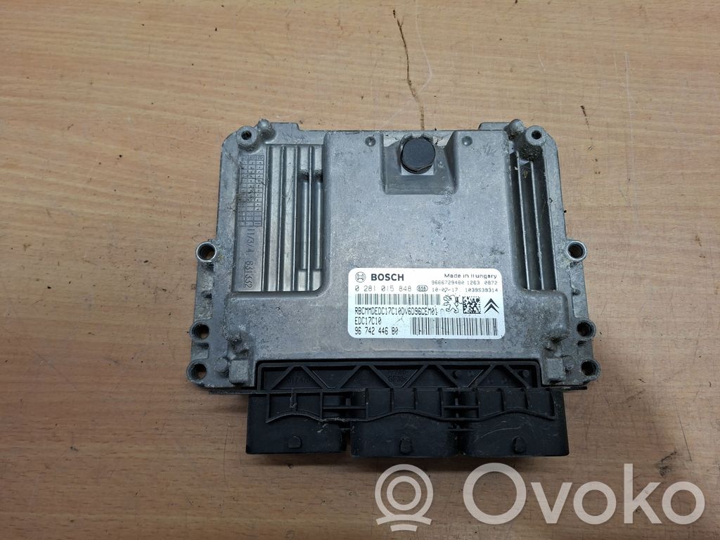 Peugeot 207 Engine control unit/module 