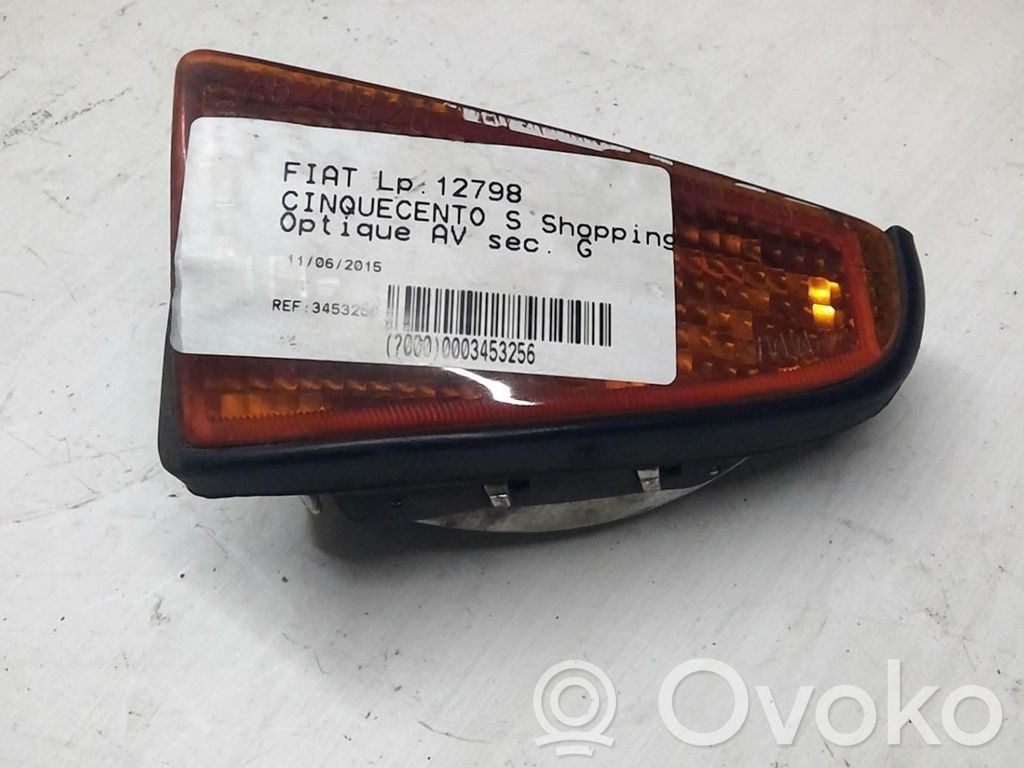Fiat 500 Cinquecento Semnalizator bară față 