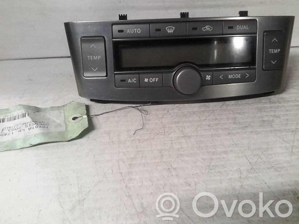 Toyota Avensis T250 Centralina del climatizzatore 