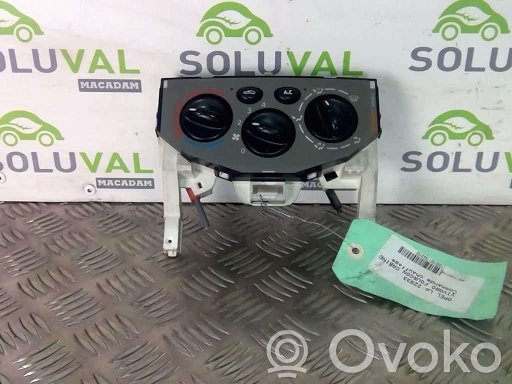 Opel Vivaro Unitate control climatizare 