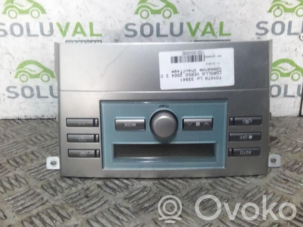 Toyota Corolla Verso E121 Centralina del climatizzatore 
