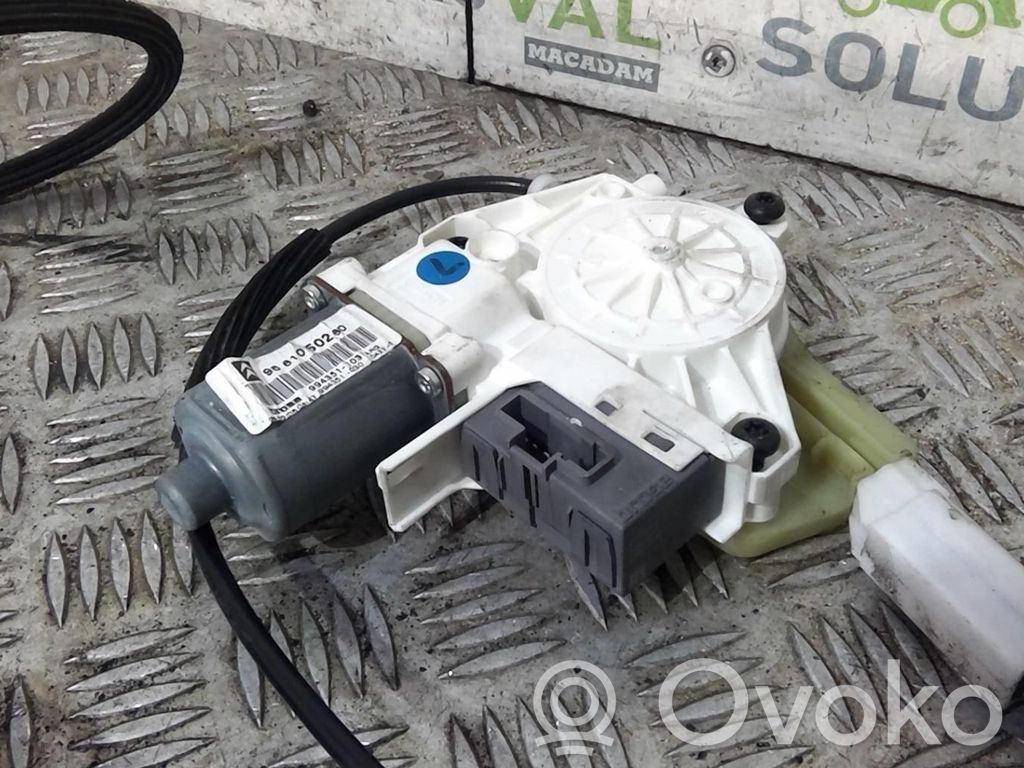 Citroen C6 Front door window regulator with motor 