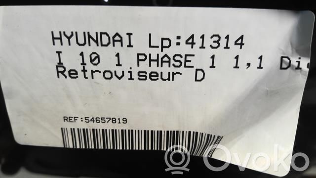 Hyundai i10 Specchietto retrovisore elettrico portiera anteriore 
