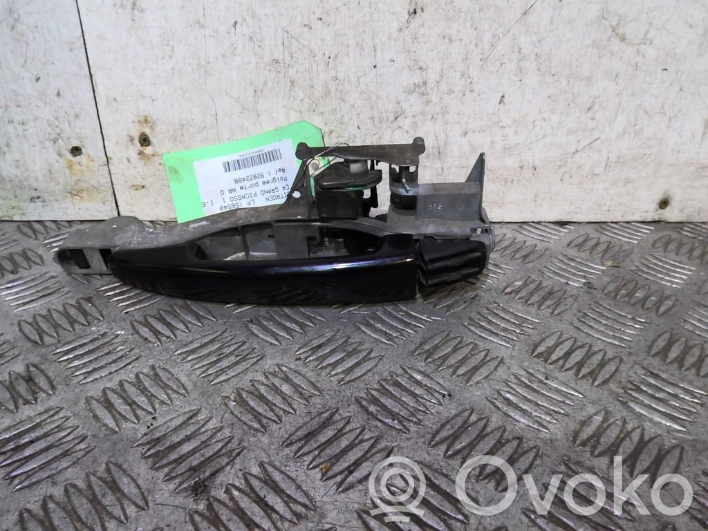Citroen C4 Grand Picasso Klamka zewnętrzna drzwi tylnych