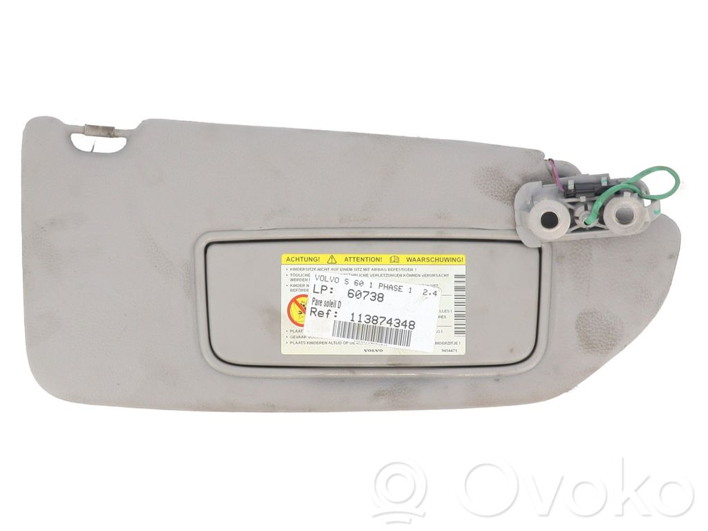 Volvo S60 Sun visor 