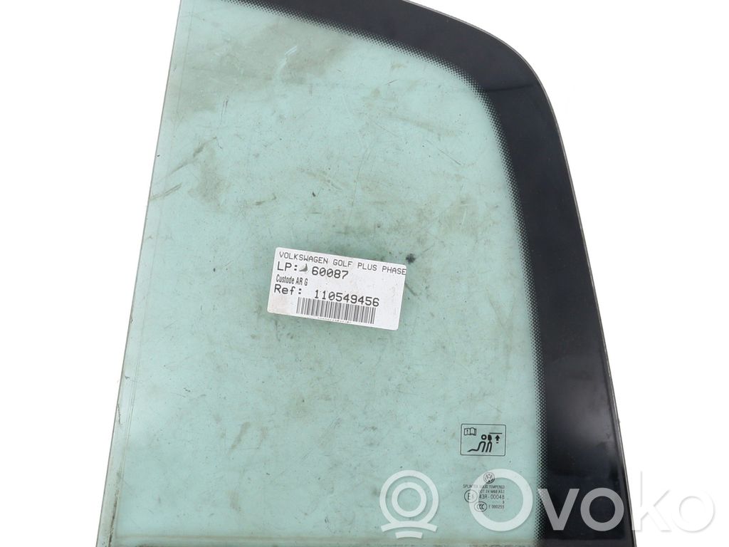 Volkswagen Golf Plus Ventanilla de ventilación de la puerta trasera 