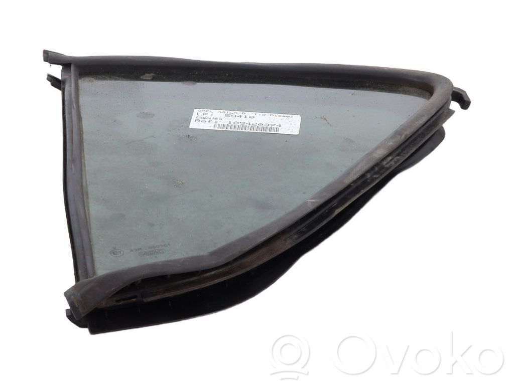 Opel Agila B Ventanilla de ventilación de la puerta trasera 