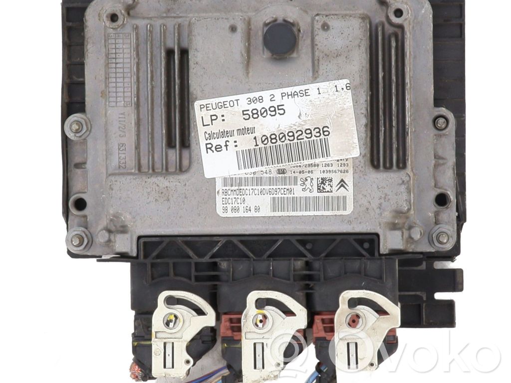 Peugeot 308 Engine control unit/module 