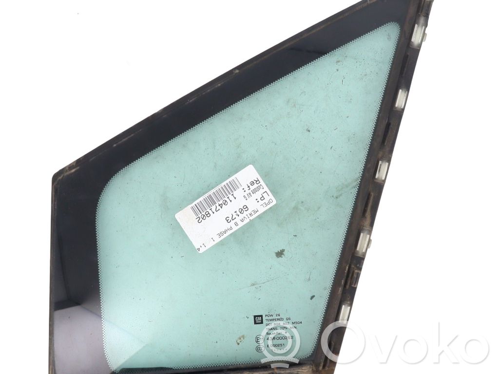 Opel Meriva B Szyba karoseryjna drzwi przednich 