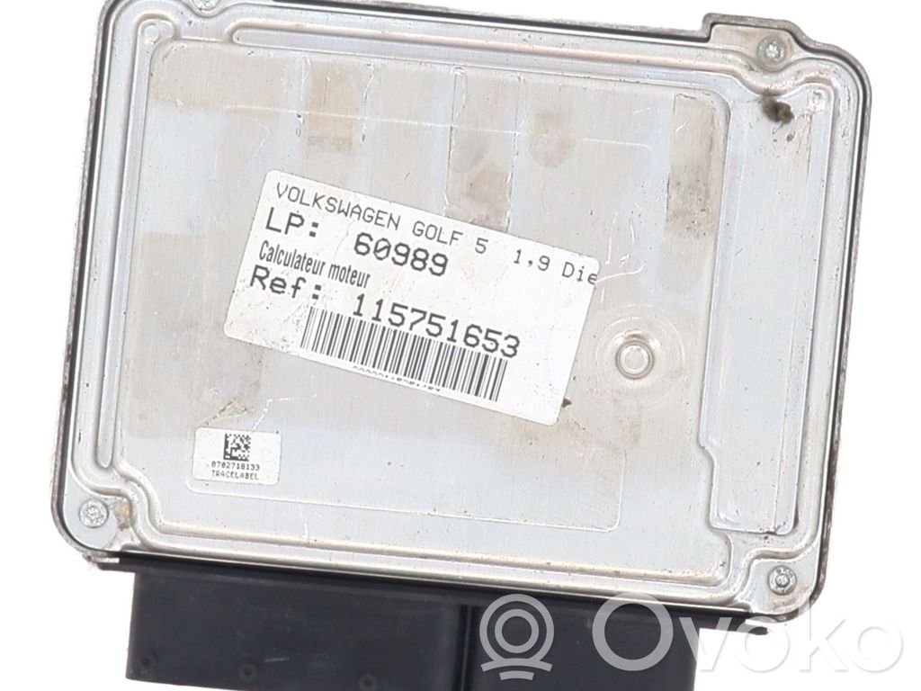 Volkswagen Golf V Unidad de control/módulo del motor 