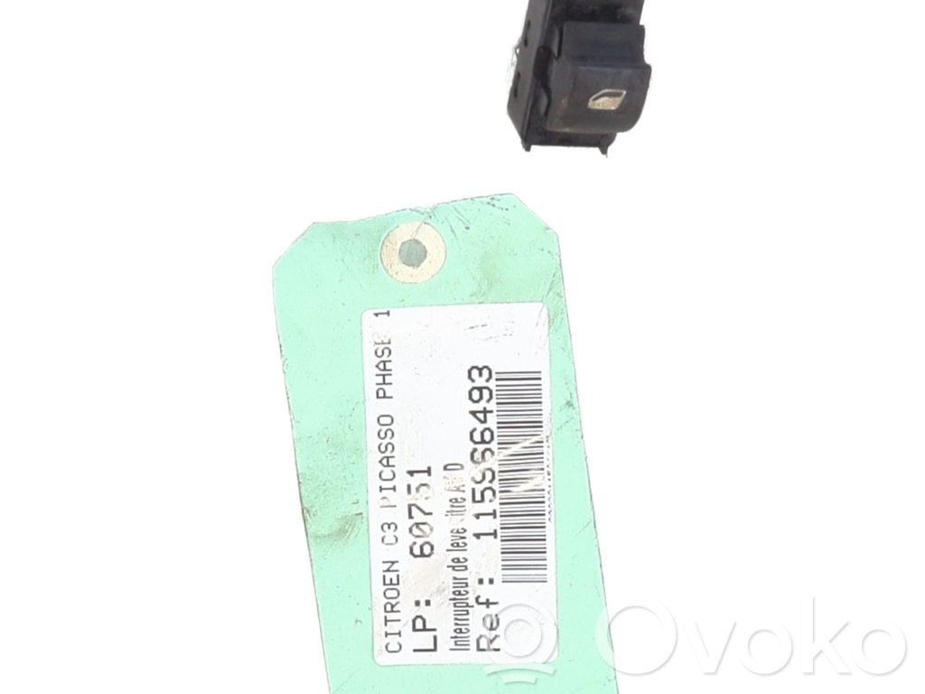 Citroen C3 Picasso Electric window control switch 
