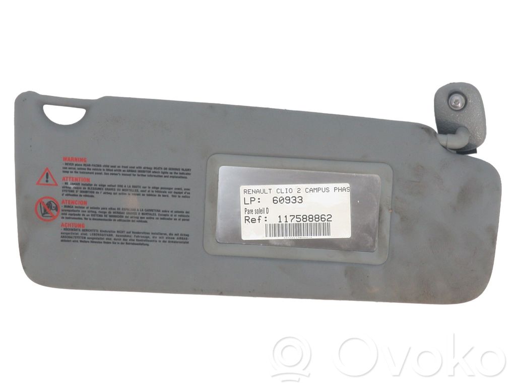 Renault Clio II Sun visor 