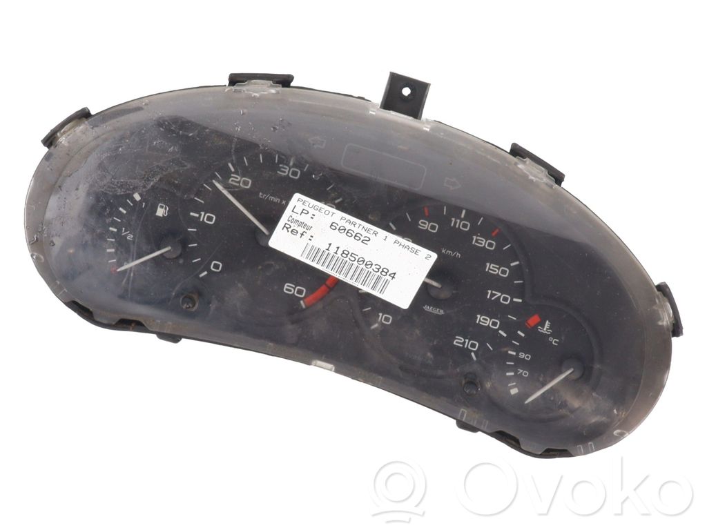 Peugeot Partner Tachimetro (quadro strumenti) 