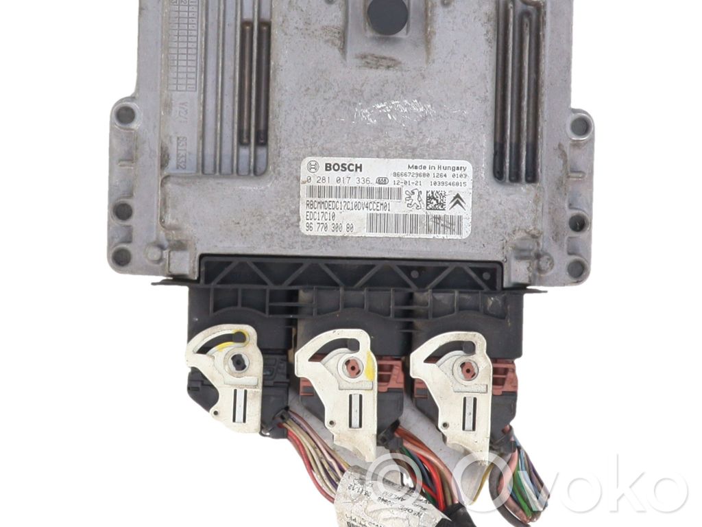 Peugeot 207 Engine control unit/module 