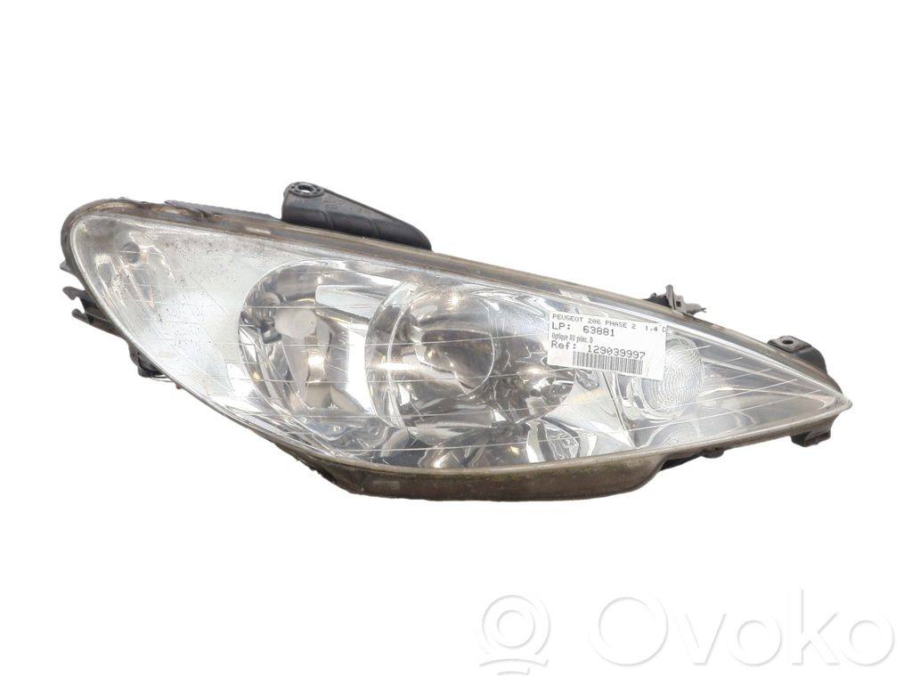 Peugeot 206 Faro/fanale 