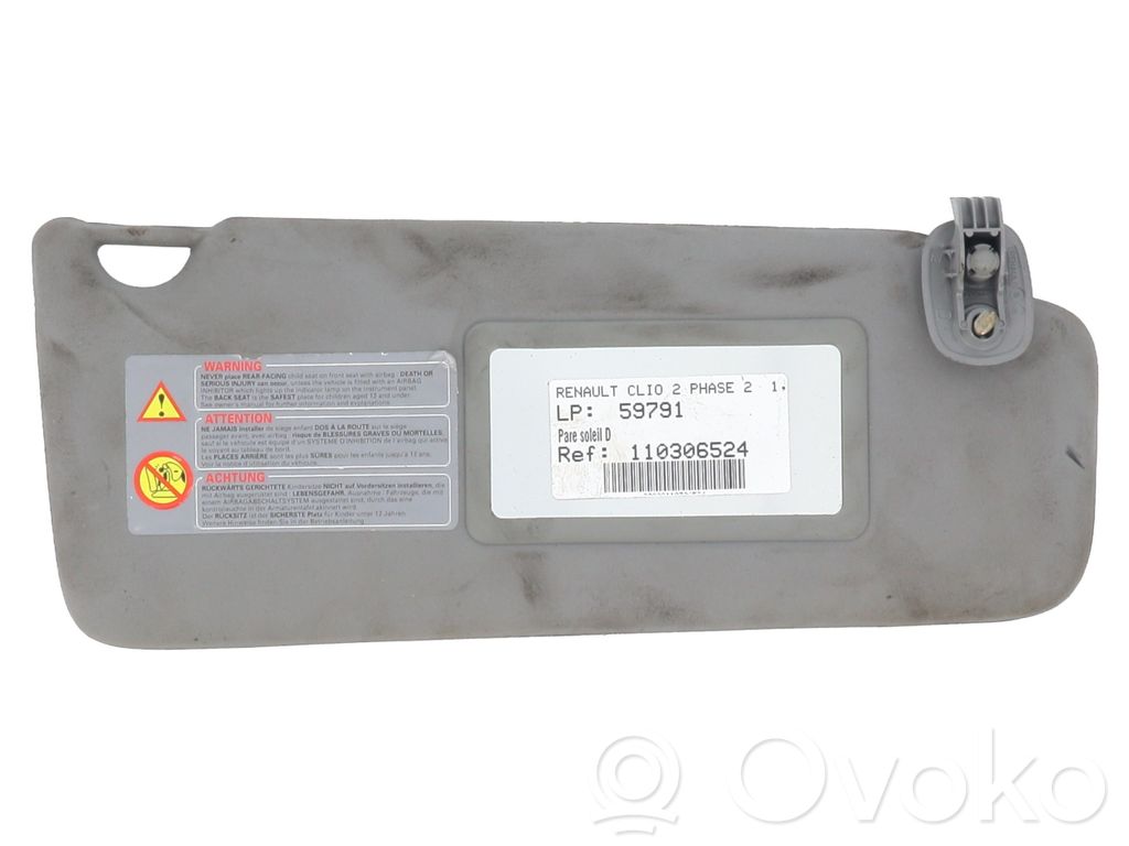 Renault Clio II Osłona przeciwsłoneczna 