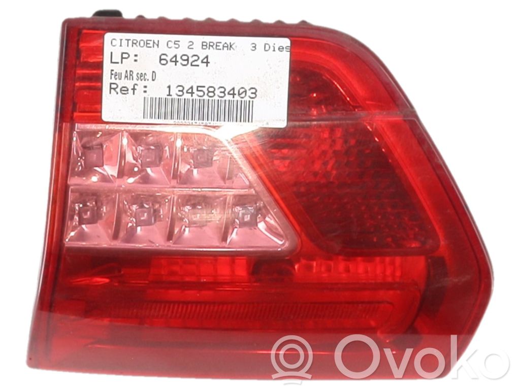 Citroen C5 Lampy tylnej klapy bagażnika 