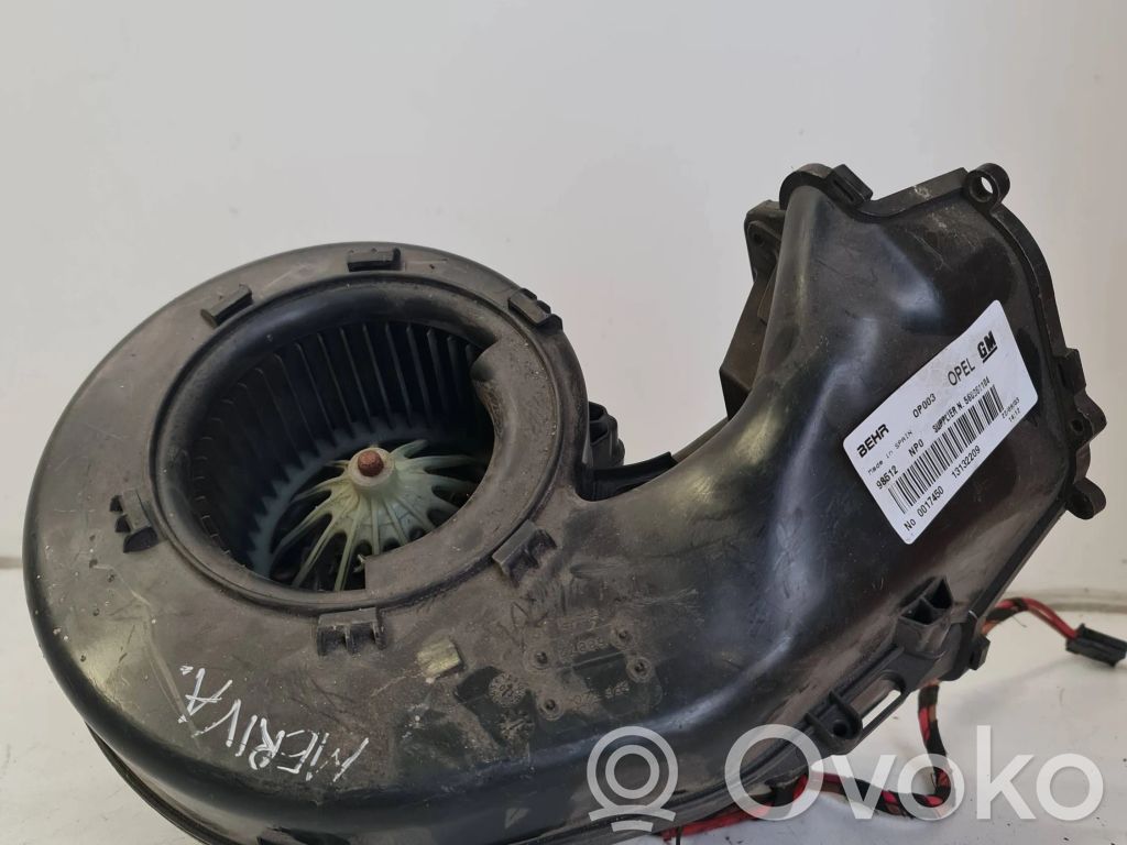 Opel Meriva A Ventilator aerotermă 