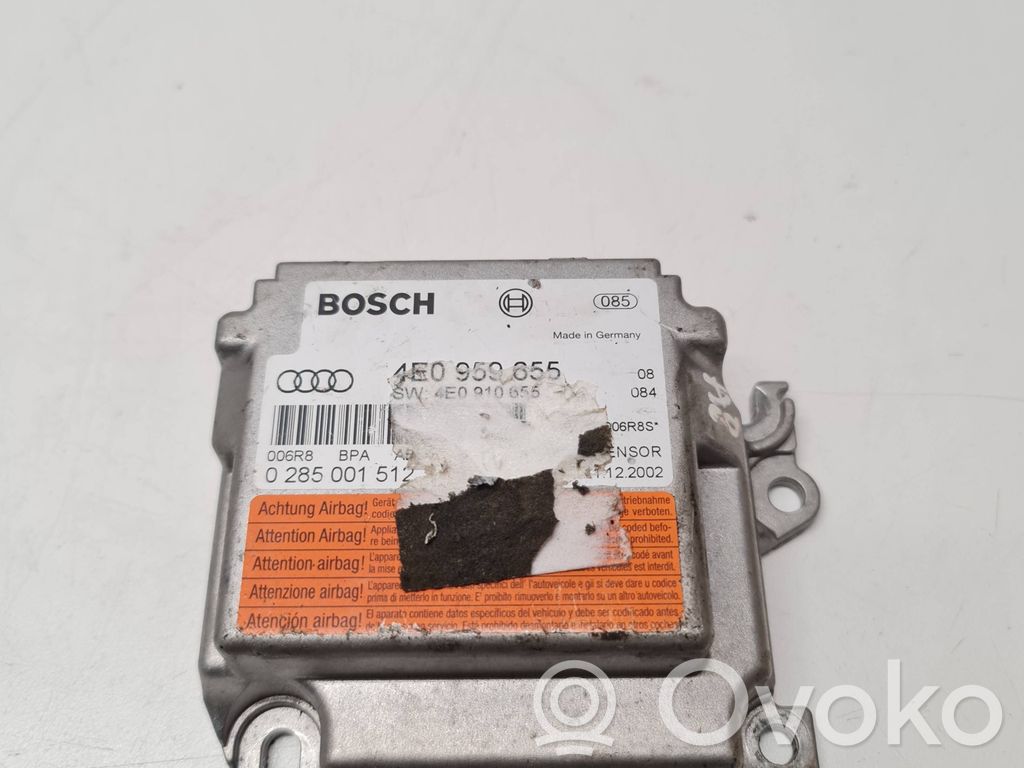 Module de contrôle airbag   4E0959655,4E0910655,85001512
