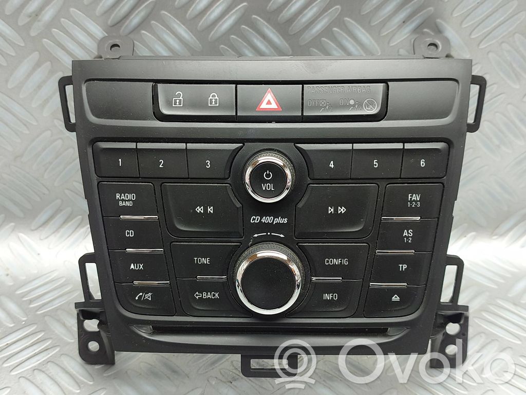 Opel Zafira C Console centrale, commande de multimédia l'unité principale 