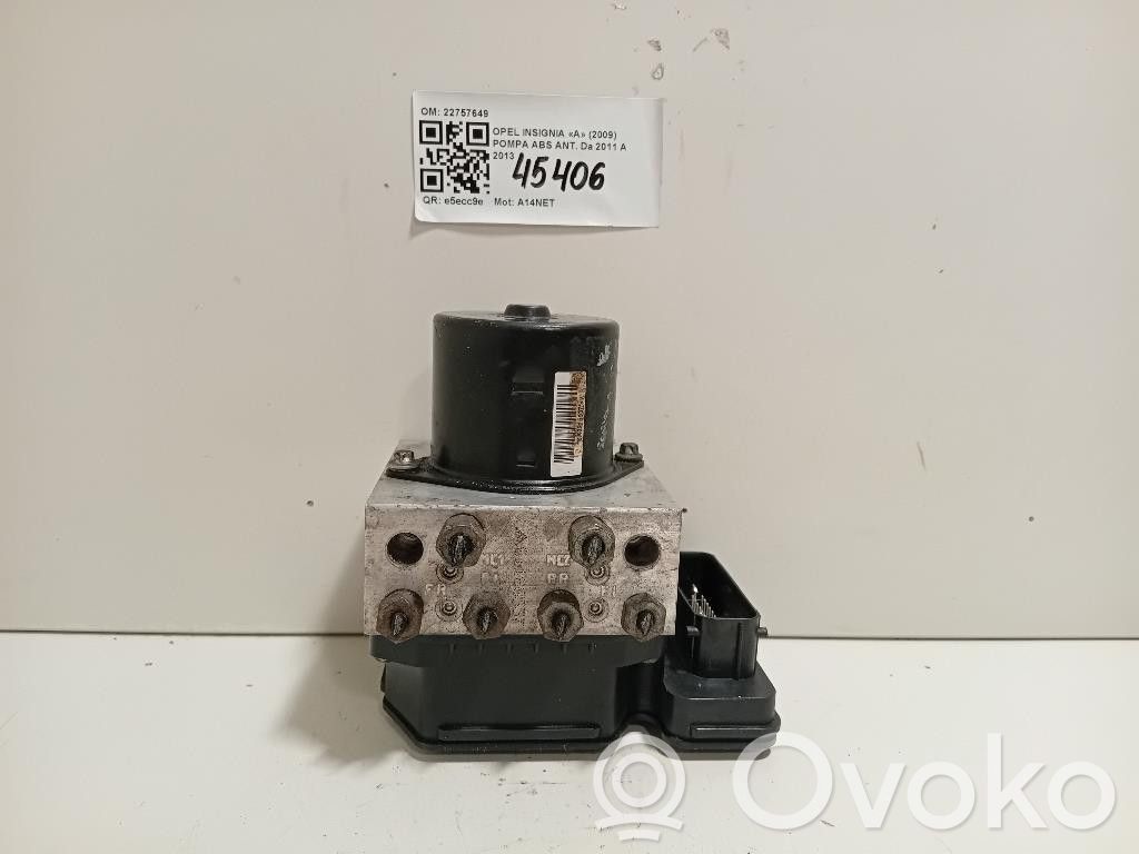 ABS control unit/module   22757649,22757649,A14NET