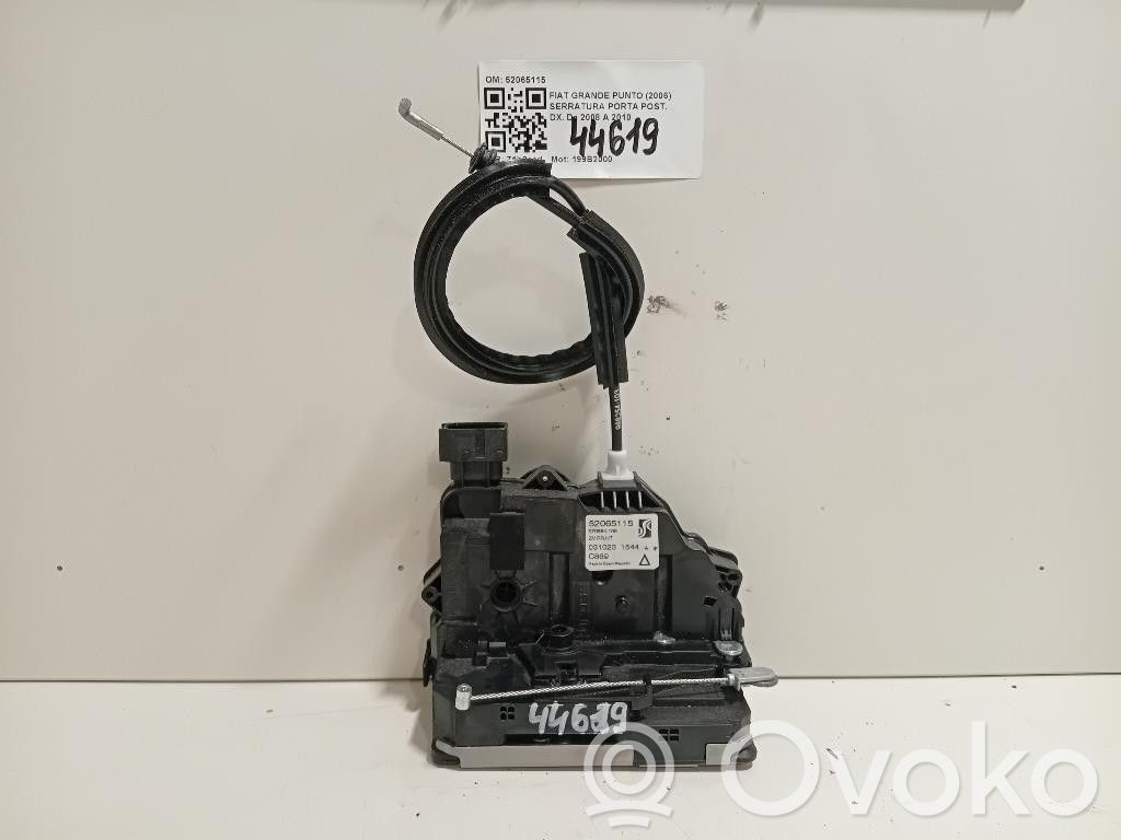 Fiat Grande Punto Rear door lock 