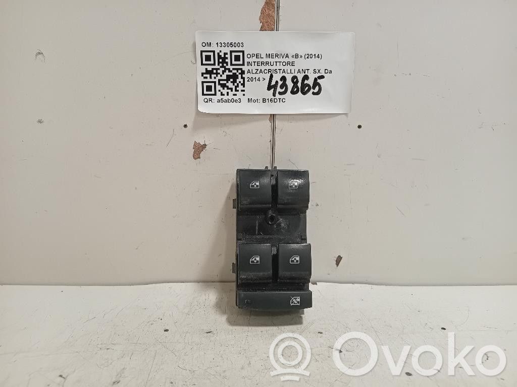 Opel Meriva A Interruptor del elevalunas eléctrico 