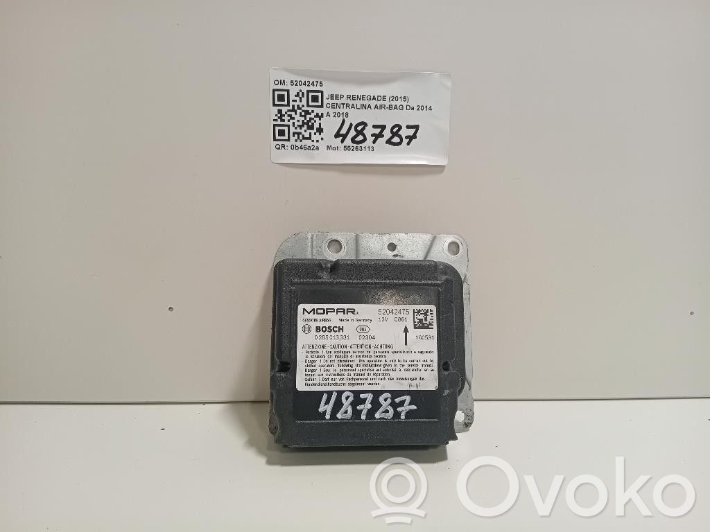 Jeep Renegade Airbag control unit/module 